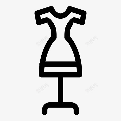 采购产品人体模型衣服时装图标svg_新图网 https://ixintu.com 时装 时装设计 缝纫 衣服 采购产品人体模型