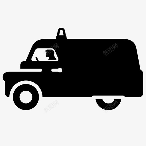 货车货车司机卡车图标svg_新图网 https://ixintu.com 交通工具 卡车 救护车 汽车 警车 货车 货车司机