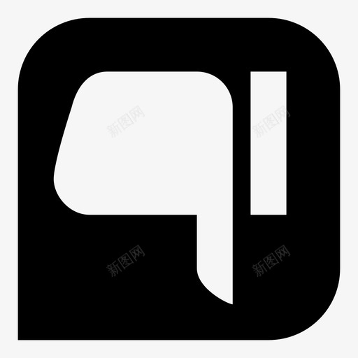 大拇指朝下不赞成我不喜欢图标svg_新图网 https://ixintu.com 三角倒圆 不喜欢 不感兴趣 不赞成 举手投足 大拇指朝下 我不喜欢 气馁
