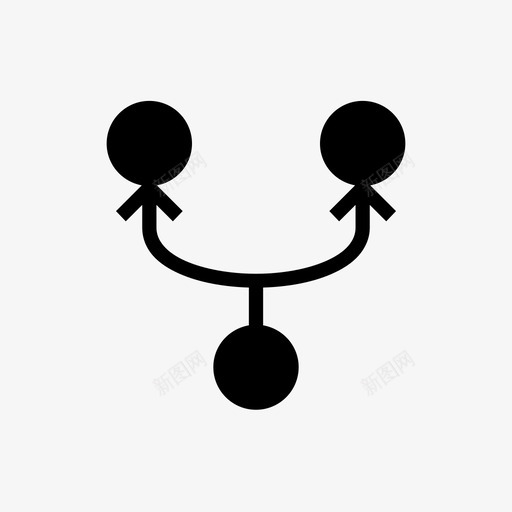 流程图表电路图标svg_新图网 https://ixintu.com 图表 成对 拆分 流程 电路