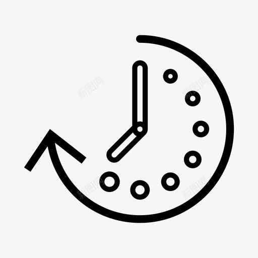 时钟时间显示件图标svg_新图网 https://ixintu.com 对象 小时 手表 持久 持续时间 文章 时钟 时间 显示件 材料 稍后