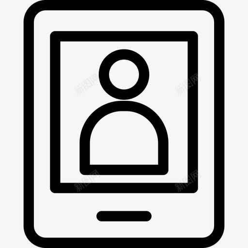 视频通话用户平板电脑图标svg_新图网 https://ixintu.com iphone 个人 互联网 在线 平板电脑 手机 显示 用户 电影 视频通话 通讯