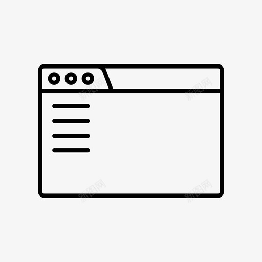 左侧导航窗口浏览器界面图标svg_新图网 https://ixintu.com 可用性 左侧导航窗口 应用程序和开发 浏览器 界面 菜单