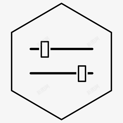 均衡器媒体控制图标svg_新图网 https://ixintu.com 均衡器 媒体控制