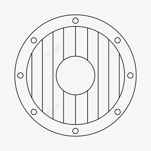 盾牌中世纪物品中世纪装备图标svg_新图网 https://ixintu.com 中世纪基本武器 中世纪物品 中世纪装备 木制盾牌 武器 物品 盾牌