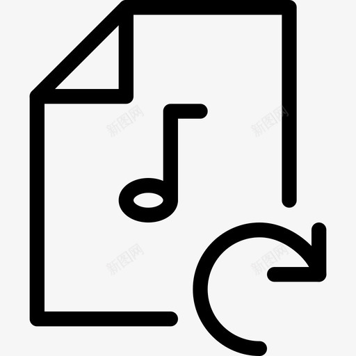 重复歌曲文档文件图标svg_新图网 https://ixintu.com 文件 文档 重复歌曲 音乐 音乐图标/ 音乐文件 音乐注释