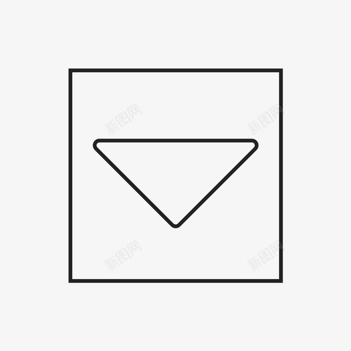 下舍入箭头ui点图标svg_新图网 https://ixintu.com ui 下 下舍入箭头 指示器 方向 方式 框 点 网络