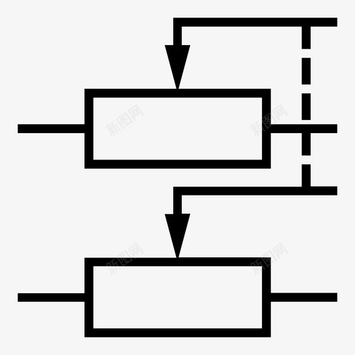 变阻器电子元件五金件图标svg_新图网 https://ixintu.com 五金件 变阻器 技术 电子元件 电气元件 电阻