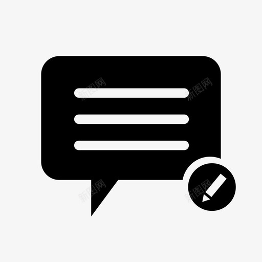 编辑注释修复意见图标svg_新图网 https://ixintu.com 不同 修复 修改 意见 更改 注释 编辑意见 编辑注释