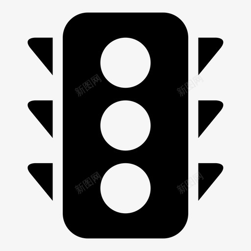 交通信号灯交通灯交通控制信号灯图标svg_新图网 https://ixintu.com 交通信号灯 交通控制信号灯 交通灯 信号灯 停车灯 慢行灯 警示灯