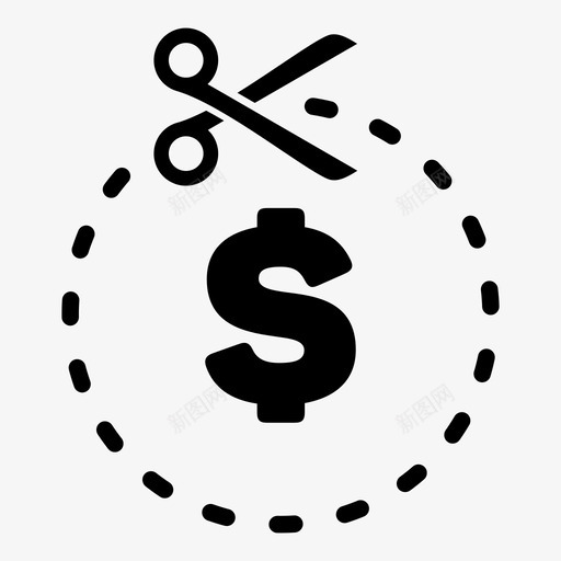 优惠券在这里打开纸张图标svg_新图网 https://ixintu.com 优惠券 分开 切断器 剪刀 剪嘴 剪子 可兑换 在这里打开 纸张 销售优惠券