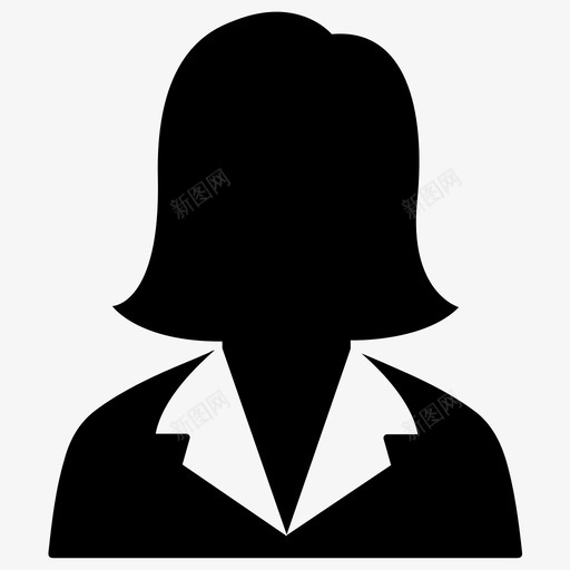 女商人用户成功图标svg_新图网 https://ixintu.com 个人资料 商业账户 女商人 成功 投资 用户 资金 金融业务 销售 首席执行官