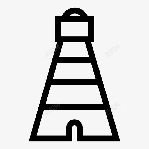 灯塔海滩向导图标svg_新图网 https://ixintu.com 向导 塔 海岸 海洋 海滩 灯塔
