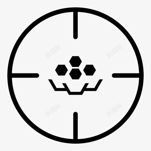 目标社区用户跟踪图标svg_新图网 https://ixintu.com 一 人员 公共 用户 监视器 目标 目标社区 组 跟踪 间谍