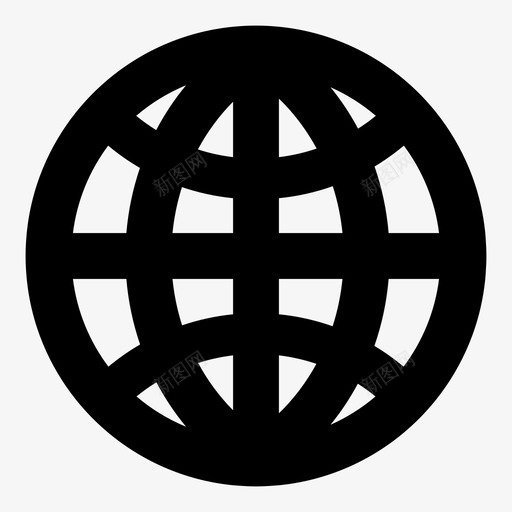 全球万维网行星图标svg_新图网 https://ixintu.com 万维网 互联网 全球 国际 地图 地球 导航 行星
