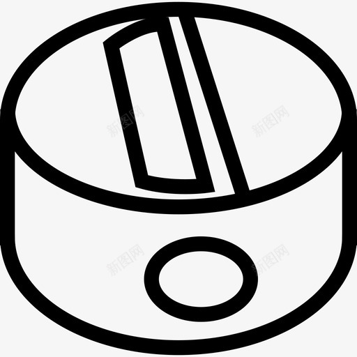 卷笔刀削铅笔图标svg_新图网 https://ixintu.com 削铅笔 卷笔刀