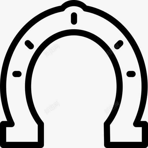 马蹄铁圣诞节财富图标svg_新图网 https://ixintu.com 圣诞节 幸运 掷骰子 游戏 财富 运气 铁 马背 马蹄铁