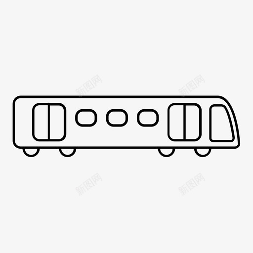 地铁列车车辆地下图标svg_新图网 https://ixintu.com 交通 地下 地铁列车 窗户 车站 车辆 车辆轮廓 轨道 通勤 门