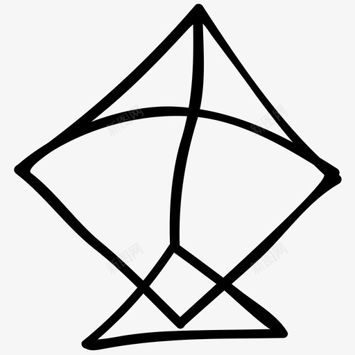 风筝生活方式体育活动图标svg_新图网 https://ixintu.com 体育活动 健康 健身 放风筝 玩耍 生活方式 运动 运动手绘涂鸦图标 风 风筝