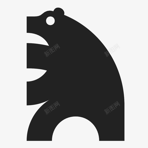 熊野生动物户外图标svg_新图网 https://ixintu.com 动物园 哺乳动物 户外 森林 灰熊 熊 自然 野生动物 野营 黑熊