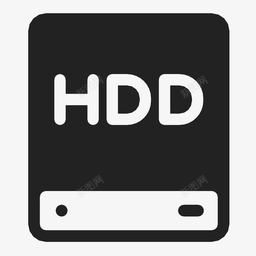 硬盘电脑磁盘图标svg_新图网 https://ixintu.com 存储器 电脑 硬盘 磁盘