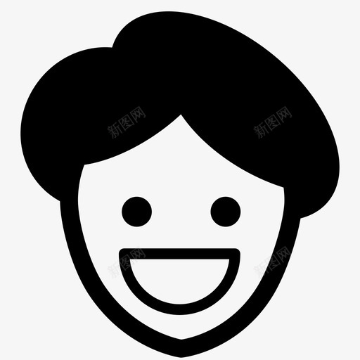 快乐欢腾男性图标svg_新图网 https://ixintu.com 人 人格 快乐 情绪 欢腾 正确 男人 男性 积极