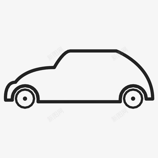 汽车大众轿车赫比图标svg_新图网 https://ixintu.com 交通 大众轿车 掀背车 旅行 汽车 流行文化 电影汽车 赫比 驾驶