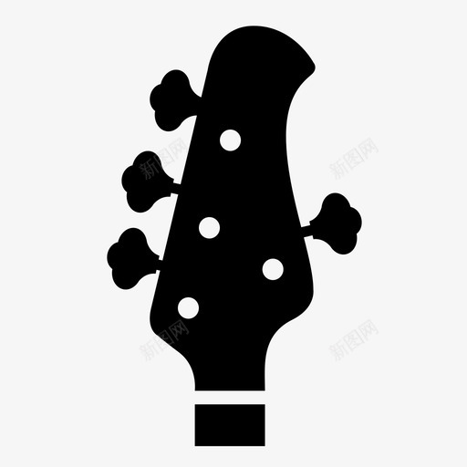 音乐人低音头箱乐器螺母图标svg_新图网 https://ixintu.com 乐器 吉他头箱 声学 弦乐 弦乐器 木栓 螺母 调音 钉头 音乐人低音 音乐人低音头箱