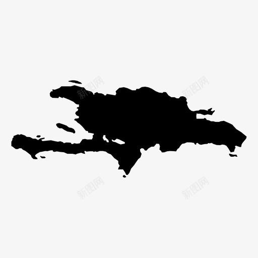伊斯帕尼奥拉加勒比海多米尼加共和国图标svg_新图网 https://ixintu.com 伊斯帕尼奥拉 加勒比海 地图 多米尼加共和国 安的列斯群岛 岛屿 海地 阿伊提岛