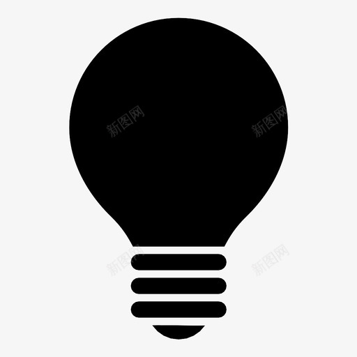 灯泡带子装订图标svg_新图网 https://ixintu.com 天空 带子 灯泡 电力 电气 编织 胶带 能源 装订