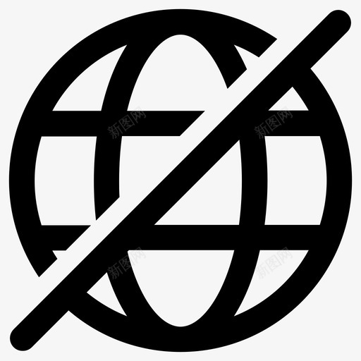 离线世界在线图标svg_新图网 https://ixintu.com 世界 丢失 互联网全球 国际 在线 无互联网 离线 管理面板图标 非