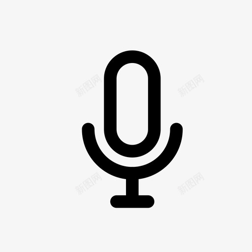 麦克风采访录音图标svg_新图网 https://ixintu.com 唱歌 录音 用户界面 谈话 采访 麦克风