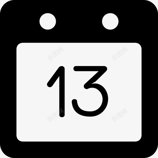 第13天31天图标svg_新图网 https://ixintu.com 31天 第13天