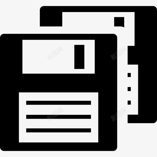 软盘对技术基本应用图标svg_新图网 https://ixintu.com 基本应用 技术 软盘对