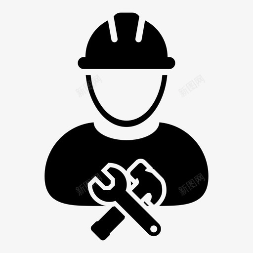 工程师修理工简介图标svg_新图网 https://ixintu.com 专业 人 修理工 安全 工程师 手册 技工等 施工 用户图标工人 男 简介 经理 职业