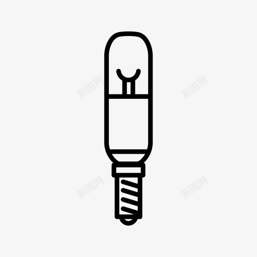 灯泡钨流明图标svg_新图网 https://ixintu.com 流明 灯 灯泡 照明 理想 钨