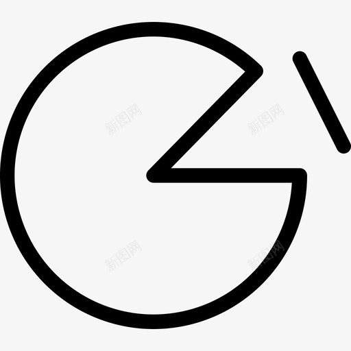 饼图可视化节图标svg_新图网 https://ixintu.com 信息图 可视化 圆圈 教育和学习 数据 节 表示 象形图 部分 饼图
