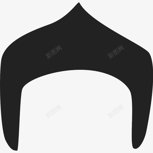 头发精梳时尚图标svg_新图网 https://ixintu.com 丝滑 头发 时尚 洗发水 精梳 莫霍克 风格