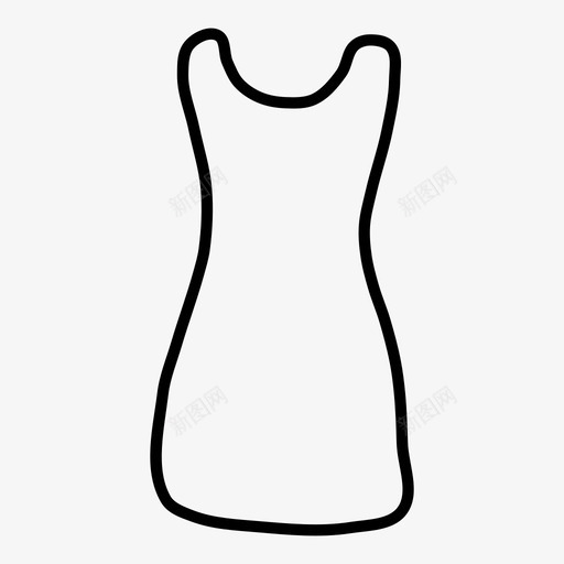 礼服价格便宜款式独特图标svg_新图网 https://ixintu.com 价格便宜 女士装 女孩装 时尚 款式独特 礼服 穿 舒适 衣服和衣服涂鸦
