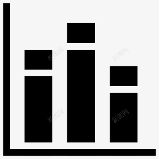 条形图箭头业务图图标svg_新图网 https://ixintu.com 业务图 图表 垂直图 报表条形图 数据 条形图 箭头