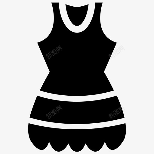 采购产品连衣裙小公主礼服婴儿派对礼服图标svg_新图网 https://ixintu.com 婴儿派对礼服 小公主礼服 服装 派对礼服 采购产品连衣裙