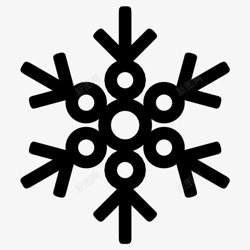 雪花水晶材料图标svg_新图网 https://ixintu.com 材料 水晶 物体 雨夹雪 雪泥 雪花