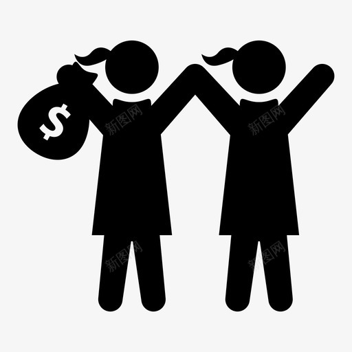 赚钱钱袋资金流图标svg_新图网 https://ixintu.com 人 人物和金钱图标-钱袋子 付款 利润 合伙人 挣 支付 收入 男性 硬币 美元 财富 资金流 赚钱 金融等。 钱袋