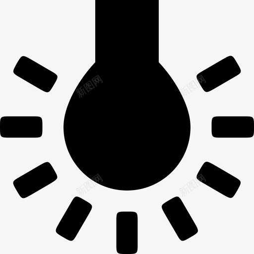 钨背景灯泡图标svg_新图网 https://ixintu.com 人造光 发光 室内 灯泡 相机设置 背景 色调 钨