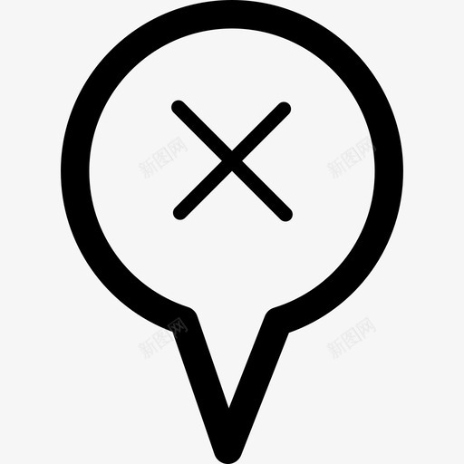 地图标记导航乘法svg_新图网 https://ixintu.com 乘法 地图和位置 地图引脚 地图标签 地图标记 导航 数学 禁止访问 轮廓