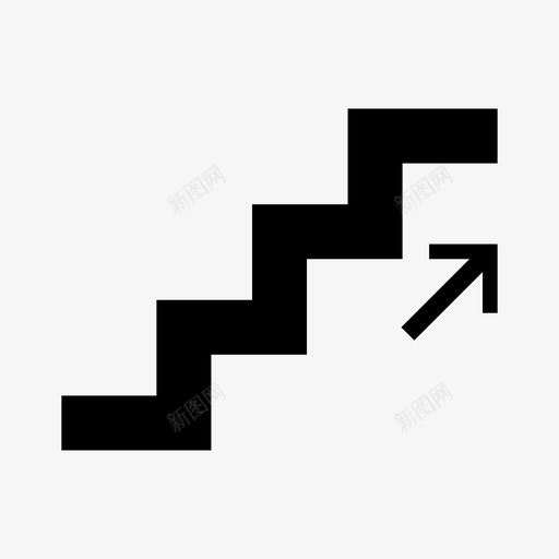 楼上方向向下图标svg_新图网 https://ixintu.com 向上 向下 方向 楼上 电梯 自动扶梯
