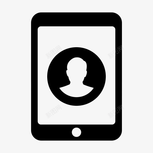 平板电脑个人头像个人资料图标svg_新图网 https://ixintu.com 个人头像 个人资料 便携设备 平板电脑 技术 智能手机 用户 用户帐户 触摸屏