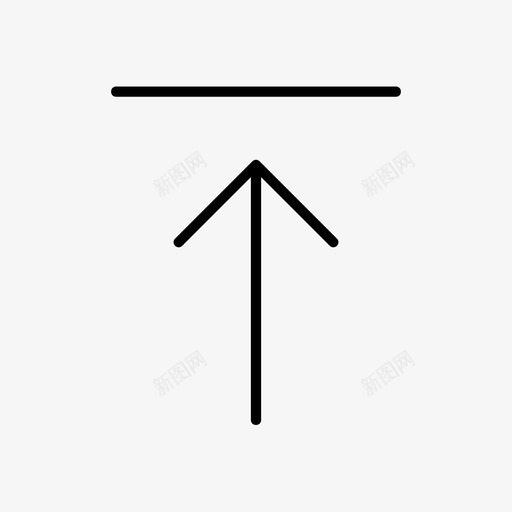 上传打开路径图标svg_新图网 https://ixintu.com 上传 上箭头 同步 打开 标志 标记 路径 路标