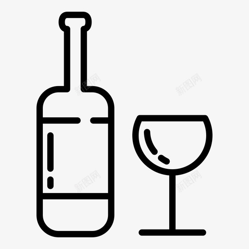 酒酒瓶小王子图标svg_新图网 https://ixintu.com 小王子 酒 酒杯 酒瓶 醉酒 饮料