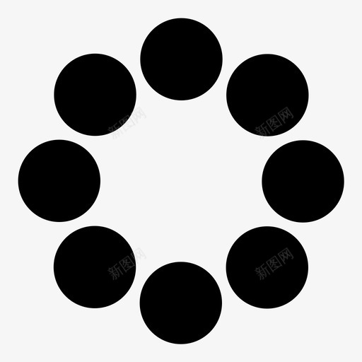 微调器选择旋转图标svg_新图网 https://ixintu.com 加载 圈 微调器 扇 旋转 环 花 调整 选择 重复